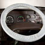 Disposable truck steering wheel cover