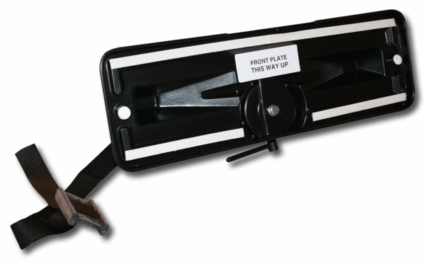 Suction trade plate holder