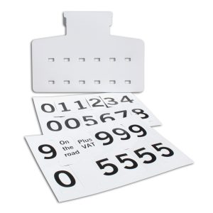 Blank Car Visor Pricing Units Pack of 10