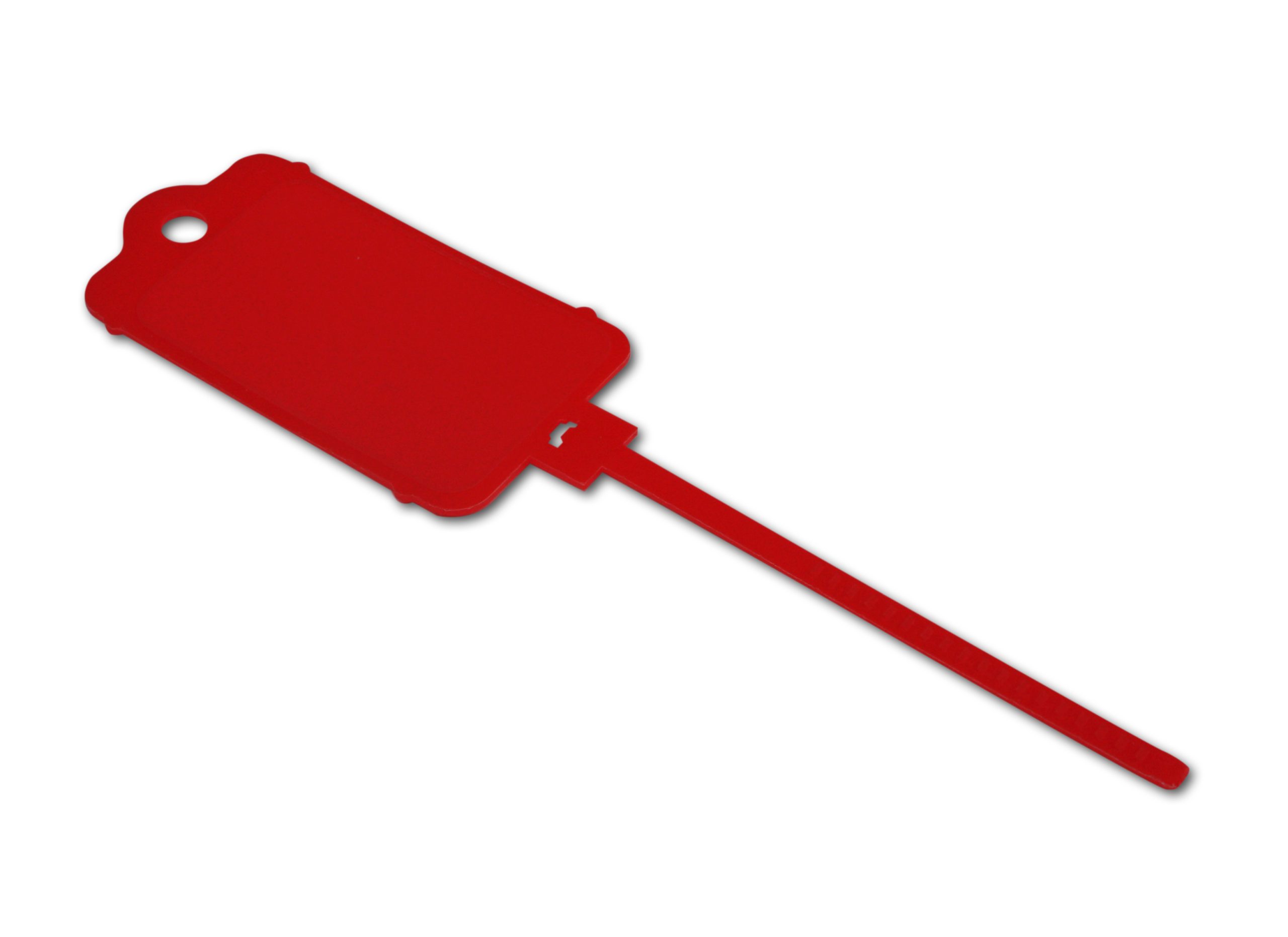 Self Fastening Unprinted Key Tag - 200 Tags Included - Direct Supply Ltd